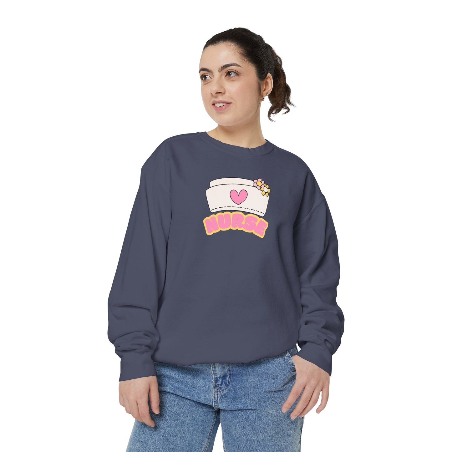 Nurse Love Sweatshirt, Cozy Gift for Healthcare Workers, Unique Gift for Nurses, Casual Medical Apparel, Nurse Appreciation