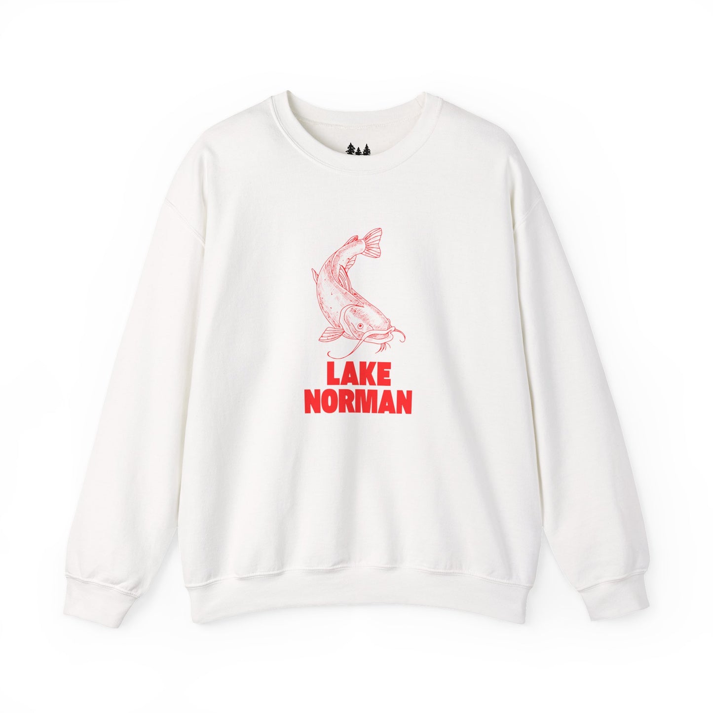 Lake Norman Fishing Sweatshirt, Cozy Crewneck, Perfect for Outdoorsy Lovers, Casual Wear, Gift for Nature Enthusiasts, Lake Life Apparel