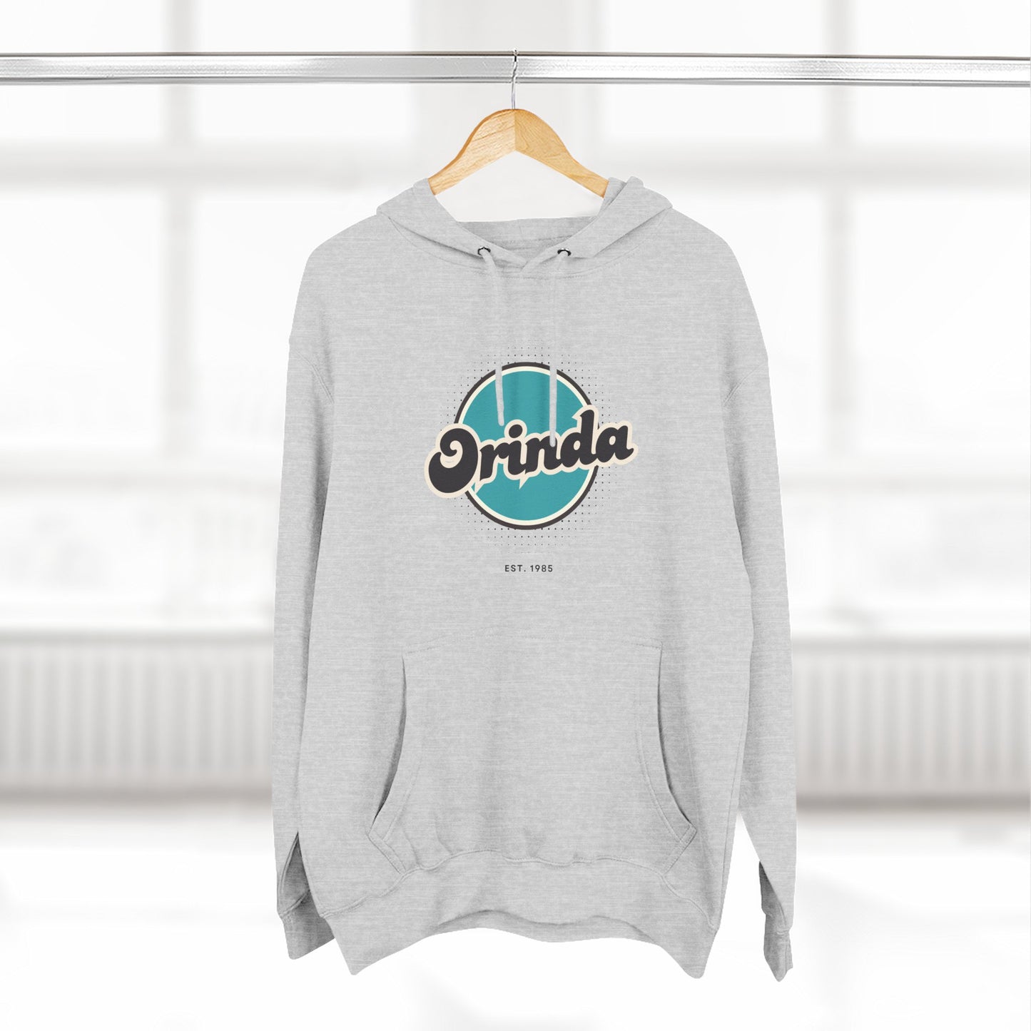 Orinda Retro Vibe Hoodie for Casual Days, Streetwear, Unisex Gift, Cozy Layering Apparel