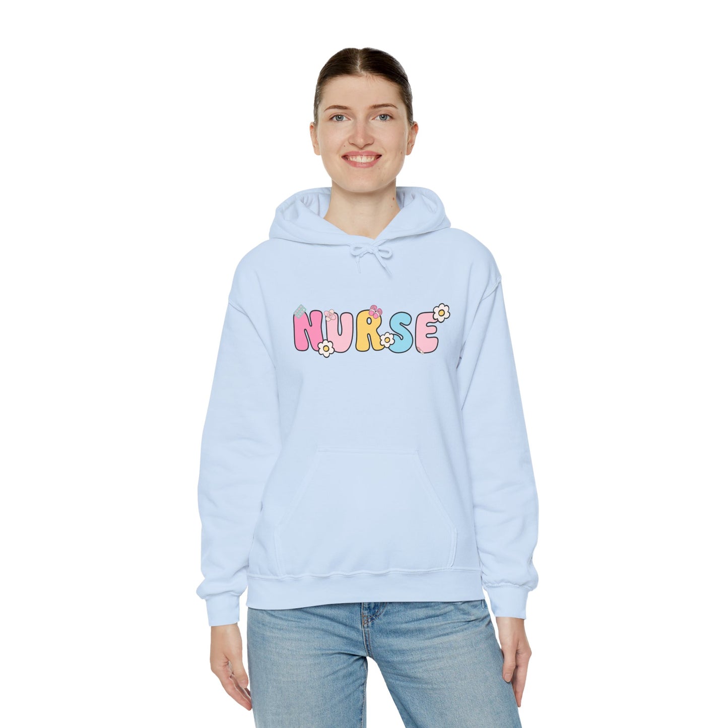 Cute Nurse Hoodie for Healthcare Workers, Cozy Sweatshirt for Nurses, Gift for Nursing Students, Healthcare Appreciation