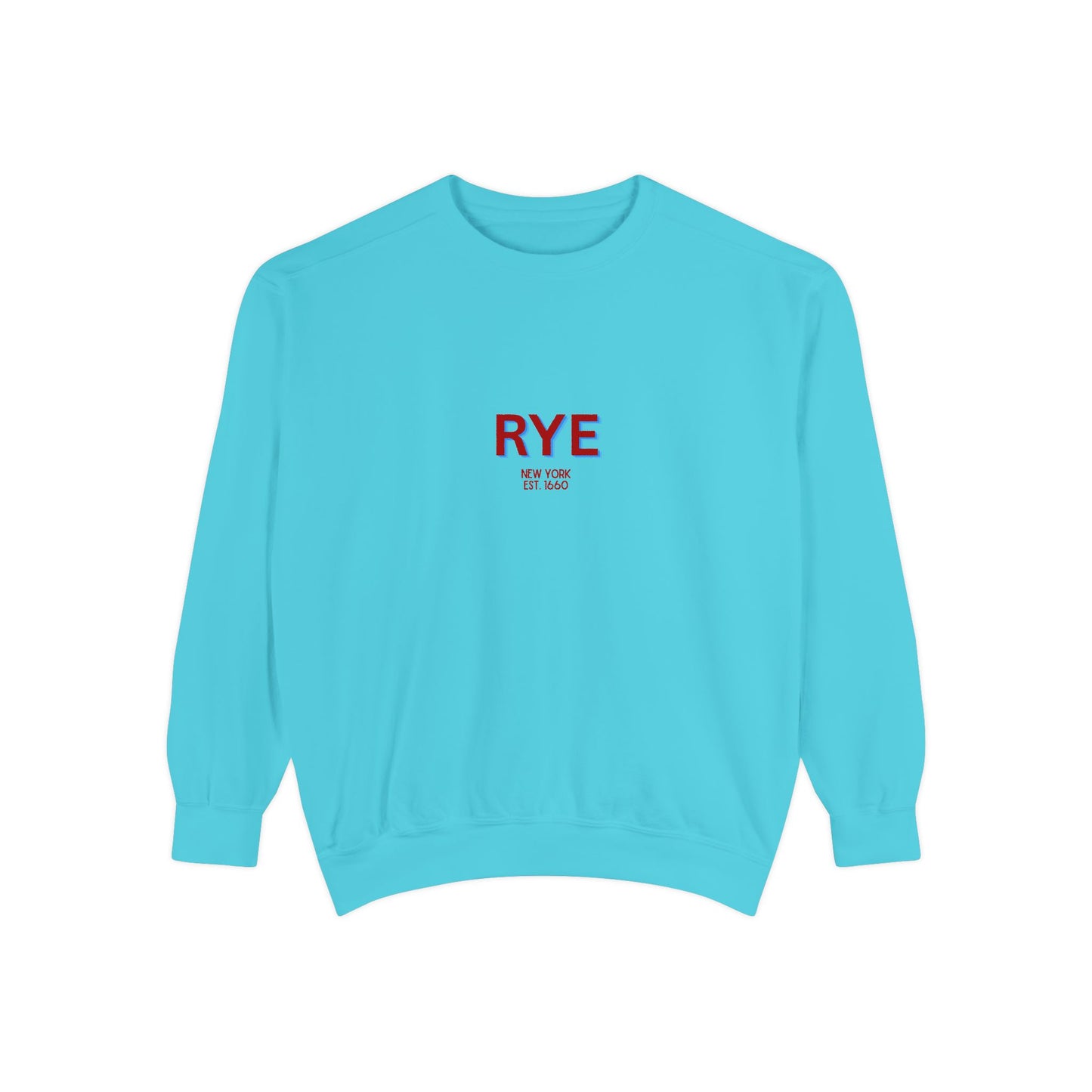 Rye Unisex Garment-Dyed Sweatshirt | Cozy Fashion, Perfect for Casual Outings, Gifts, Fall & Winter Style, Everyday Comfort