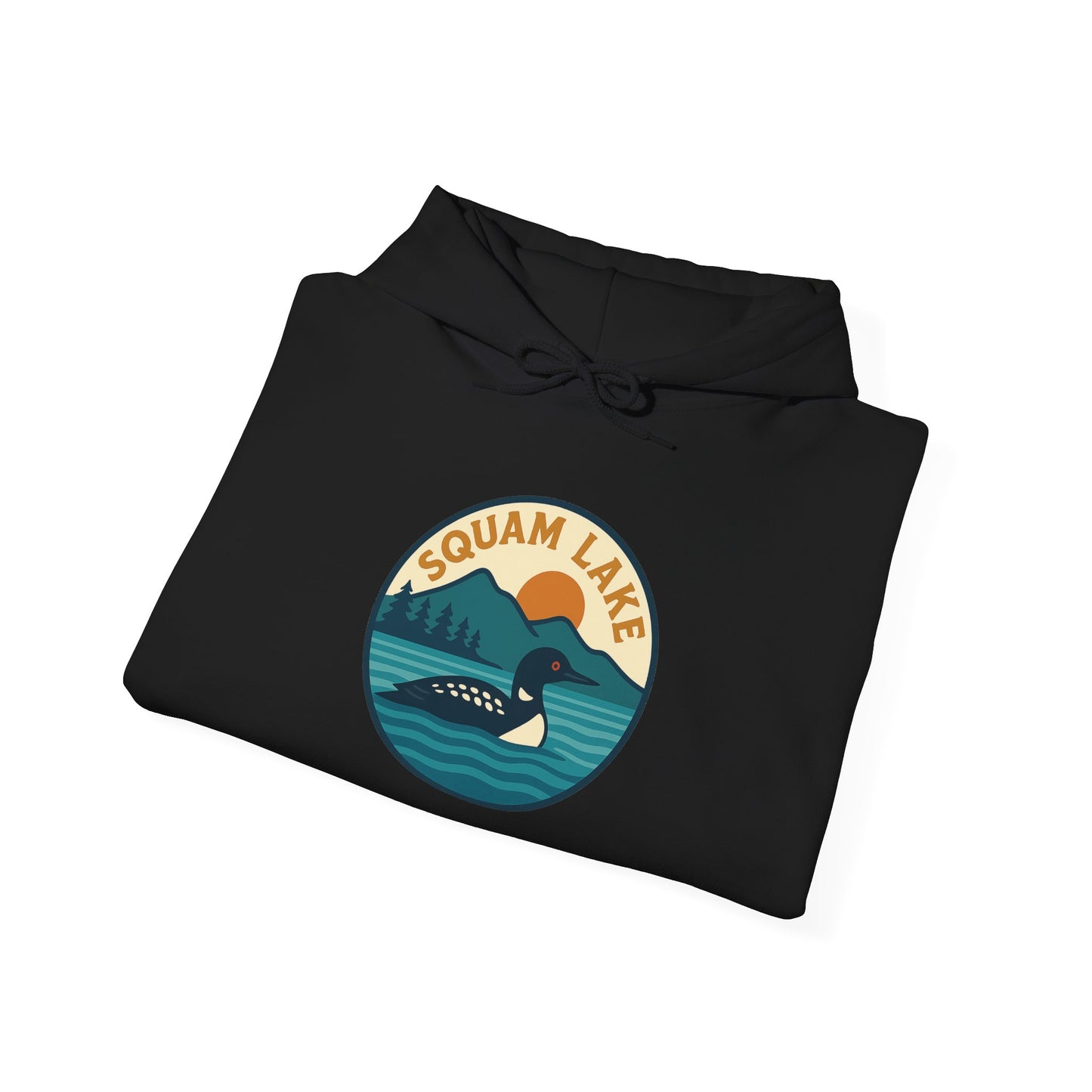 Squam Lake Hoodie, Cozy Casual Wear, Unisex Sweatshirt, Lake Lover Gift, Outdoor Adventure Apparel, Summer Retreat Fashion