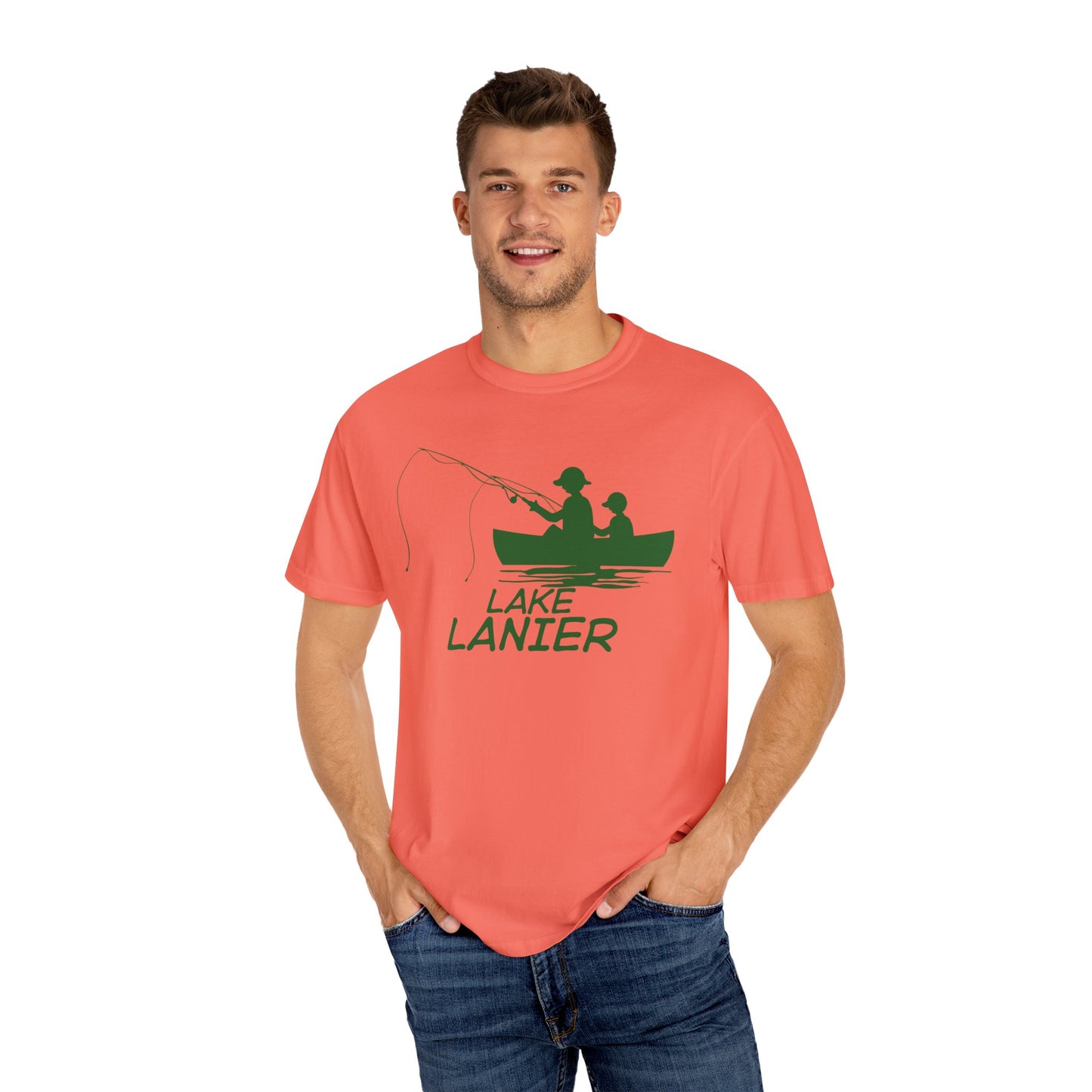 Lake Lanier Fishing Unisex T-shirt - Perfect for Gifts, Outdoor Adventures, Family Reunions, Summer Vacations, and Casual Wear