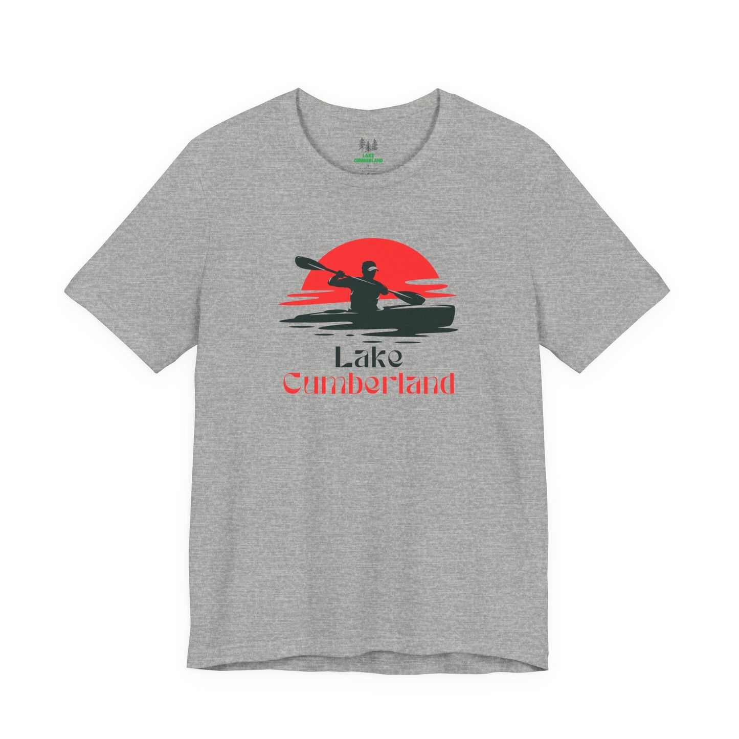 Lake Cumberland Tee - Kayaking Graphic Unisex Jersey Short Sleeve Shirt, Outdoor Adventure Gift, Summer Vibes, Lake Lover Apparel