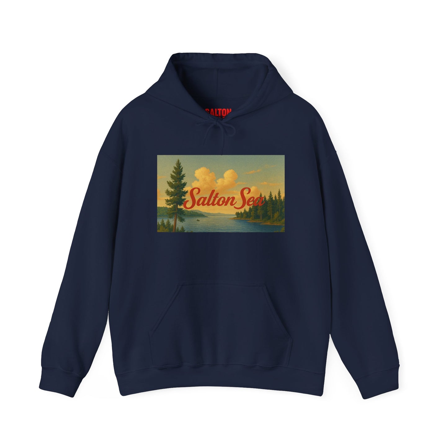 Salton Sea Hoodie, Cozy Casual Wear, Unisex Sweatshirt, Lake Lover Gift, Outdoor Adventure Apparel, Summer Retreat Fashion