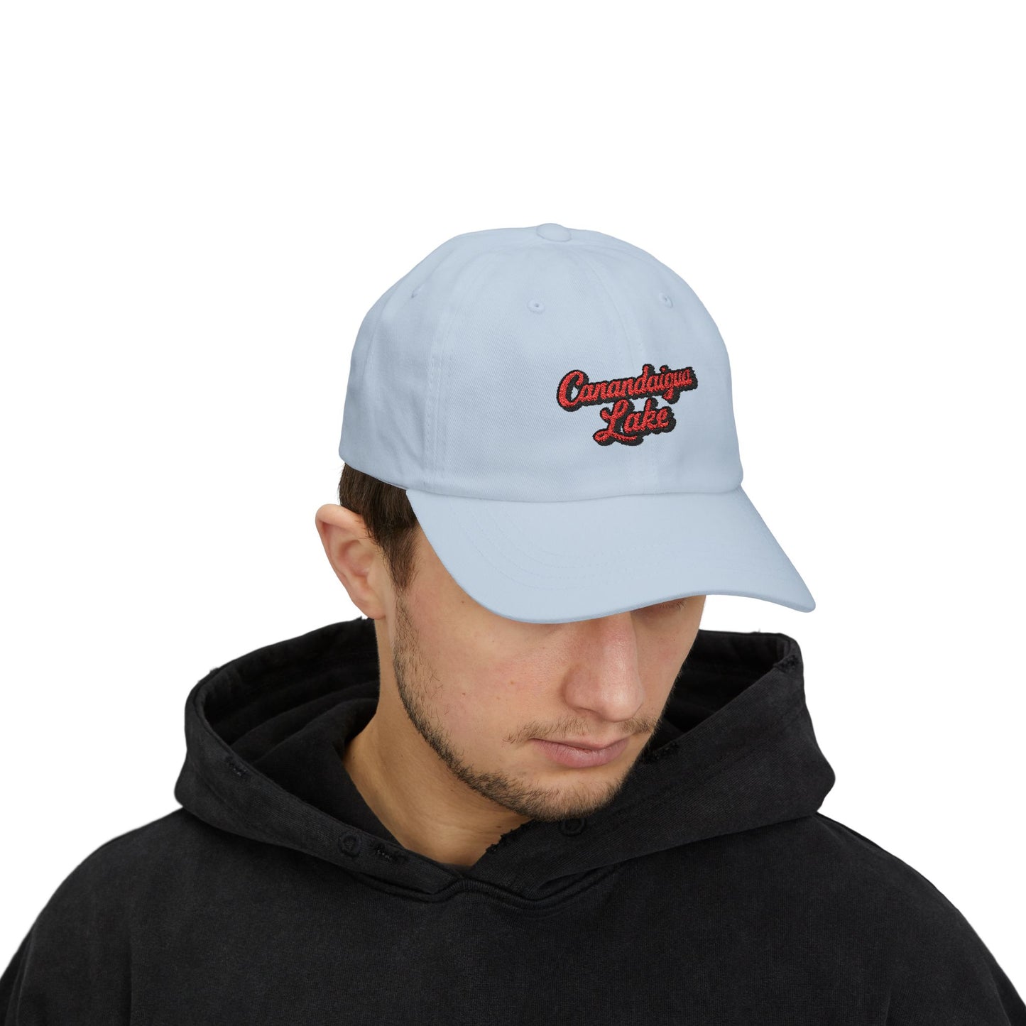 Canandaigua Lake Stylish Dad Cap, Casual Summer Hat, Outdoor Accessory, Gift for Father's Day, Boating Trip Gear, Everyday Wear
