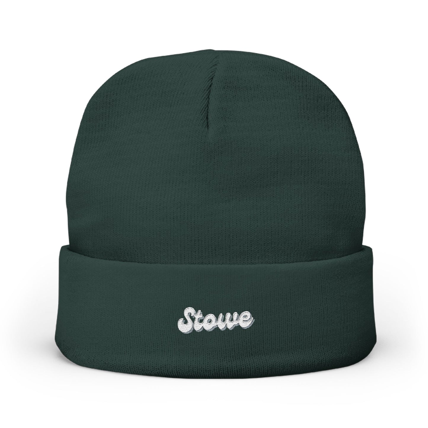 Stowe Cozy Embroidered Knit Beanie | Winter Hat, Casual Fashion Accessory, Gift for Him/Her, Cozy Style, Outdoor Wear