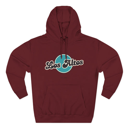 Los Altos Retro Vibe Hoodie for Casual Days, Streetwear, Unisex Gift, Cozy Layering Apparel