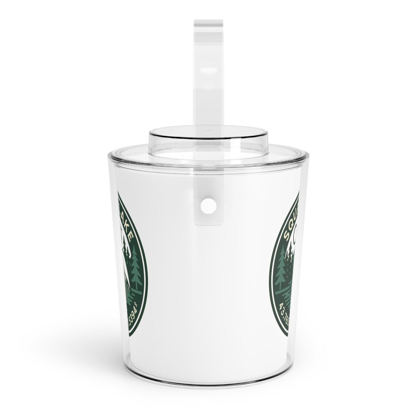 Squam Lake Ice Bucket with Tongs