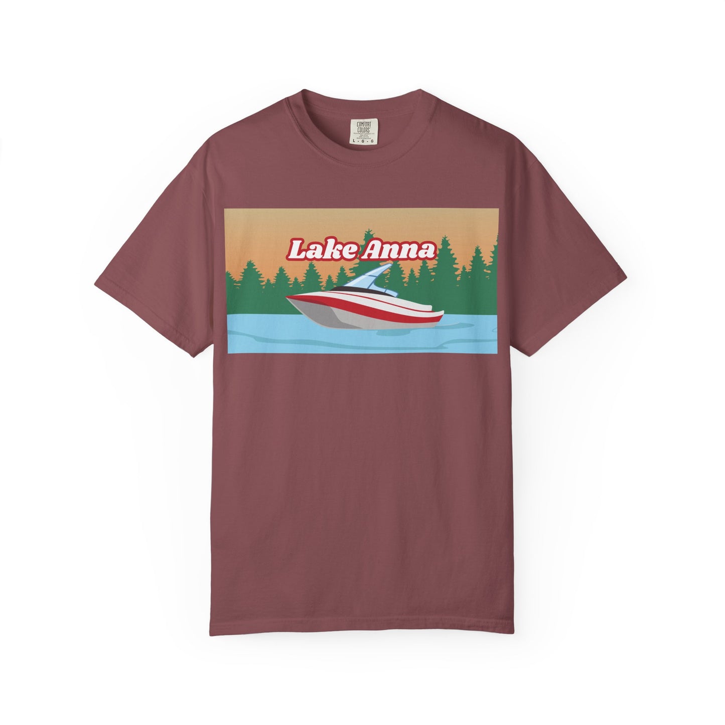 Lake Anna Relaxed Unisex T-Shirt, Summer Vibes Tee, Outdoor Adventure Shirt, Lake Life Apparel, Gift for Nature Lovers, Vacation Wear