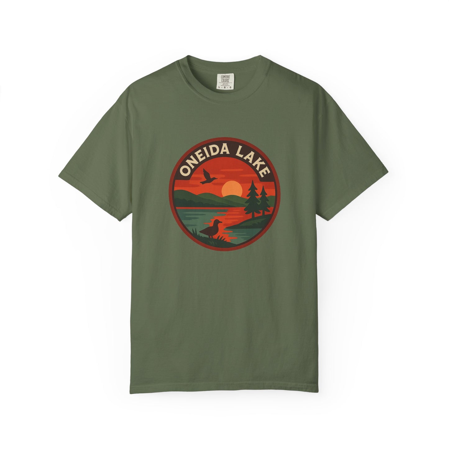 Oneida Lake Unisex Garment-Dyed T-shirt