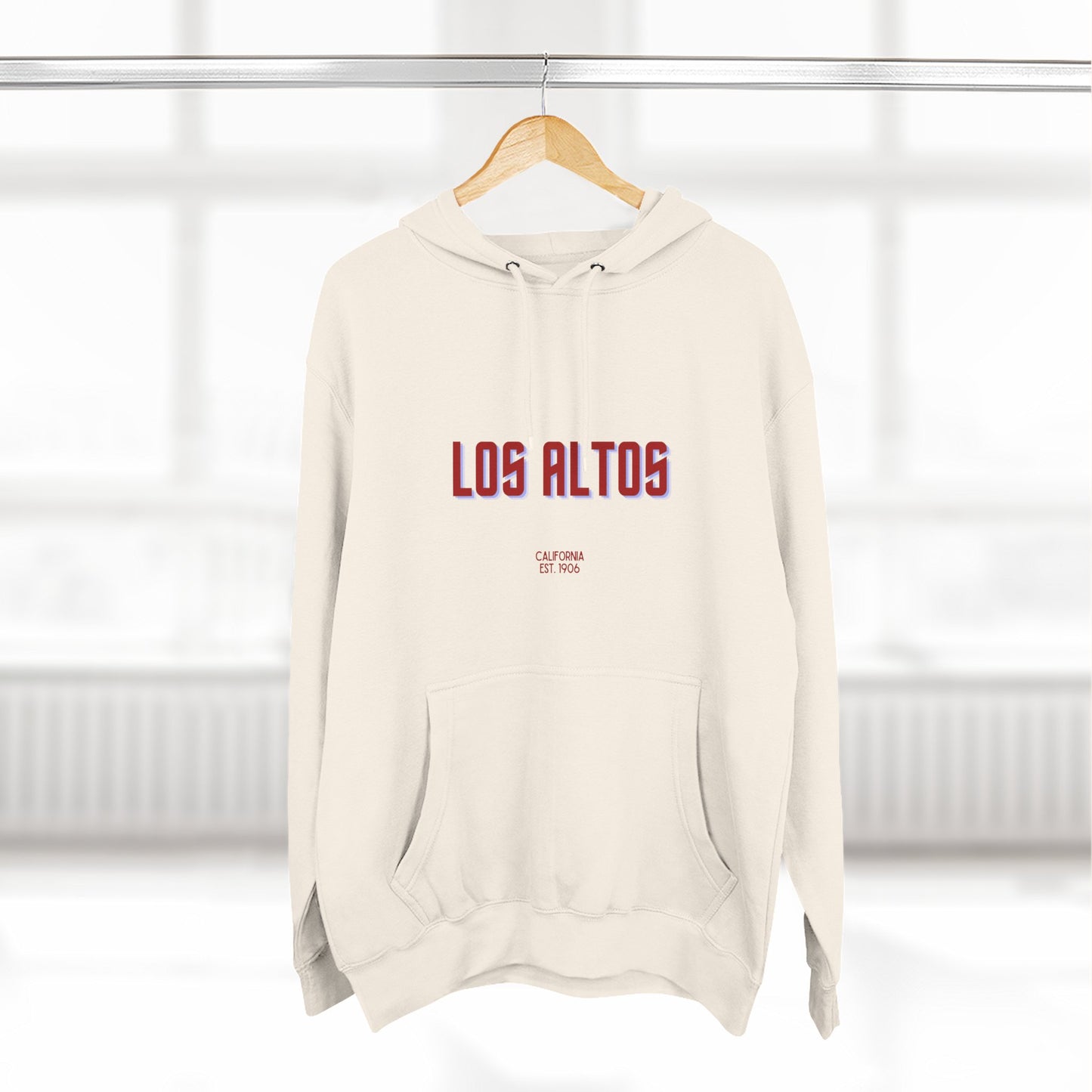 Los Altos Fleece Hoodie, Casual Sweatshirt, Cozy Layering Piece, Perfect Gift for All Occasions, Stylish Streetwear