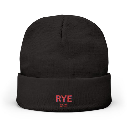 Rye Cozy Custom Knit Beanie - Personalized Hat, Winter Accessory, Gifts for Him, Her, Stylish Warmth