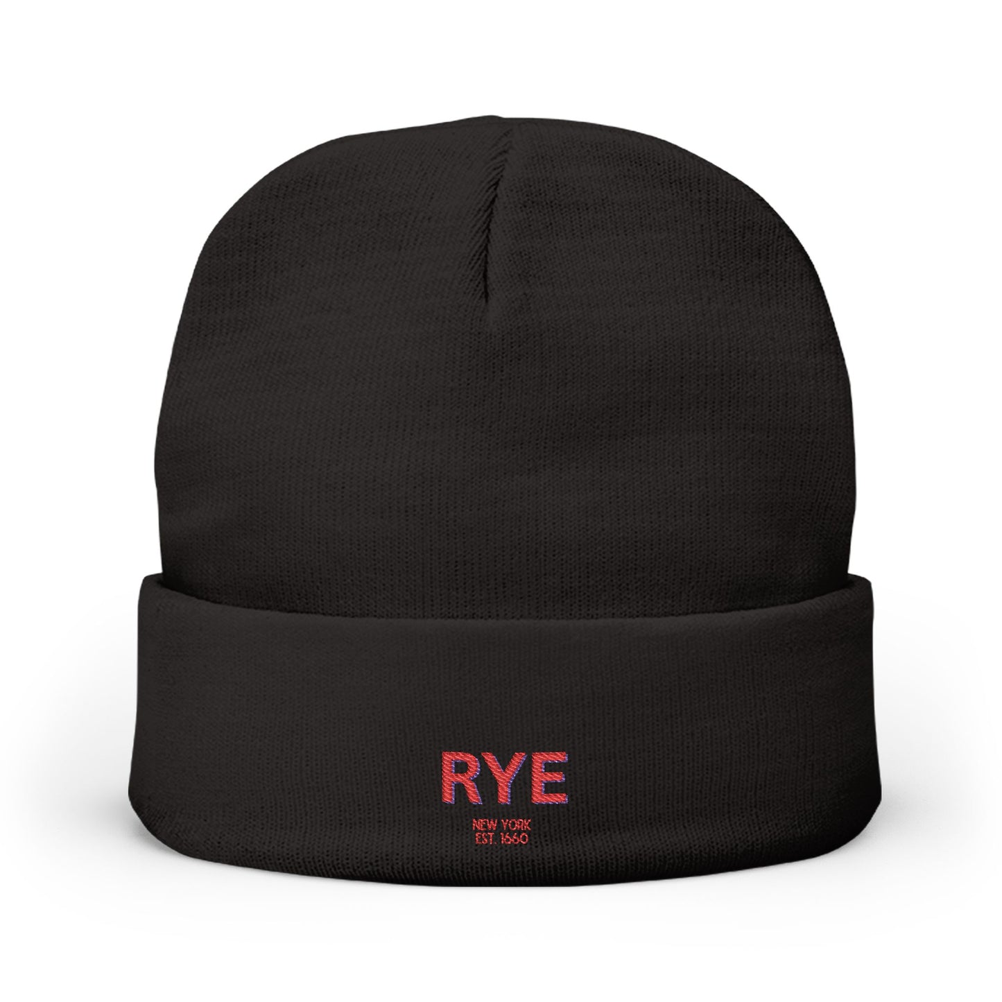 Rye Cozy Custom Knit Beanie - Personalized Hat, Winter Accessory, Gifts for Him, Her, Stylish Warmth