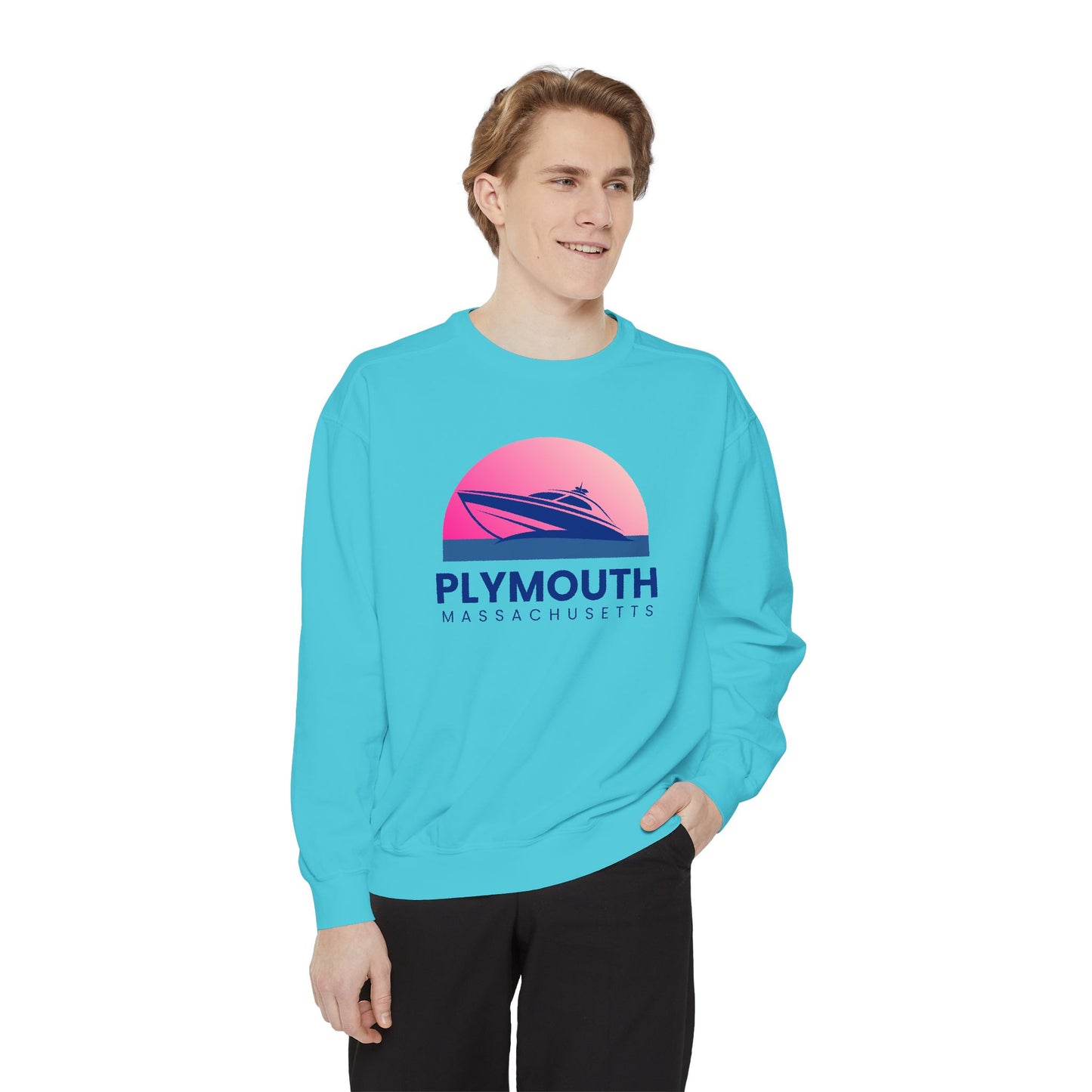 Plymouth Unisex Sweatshirt, Cozy, Perfect Autumn Gift, Relaxed Style for All