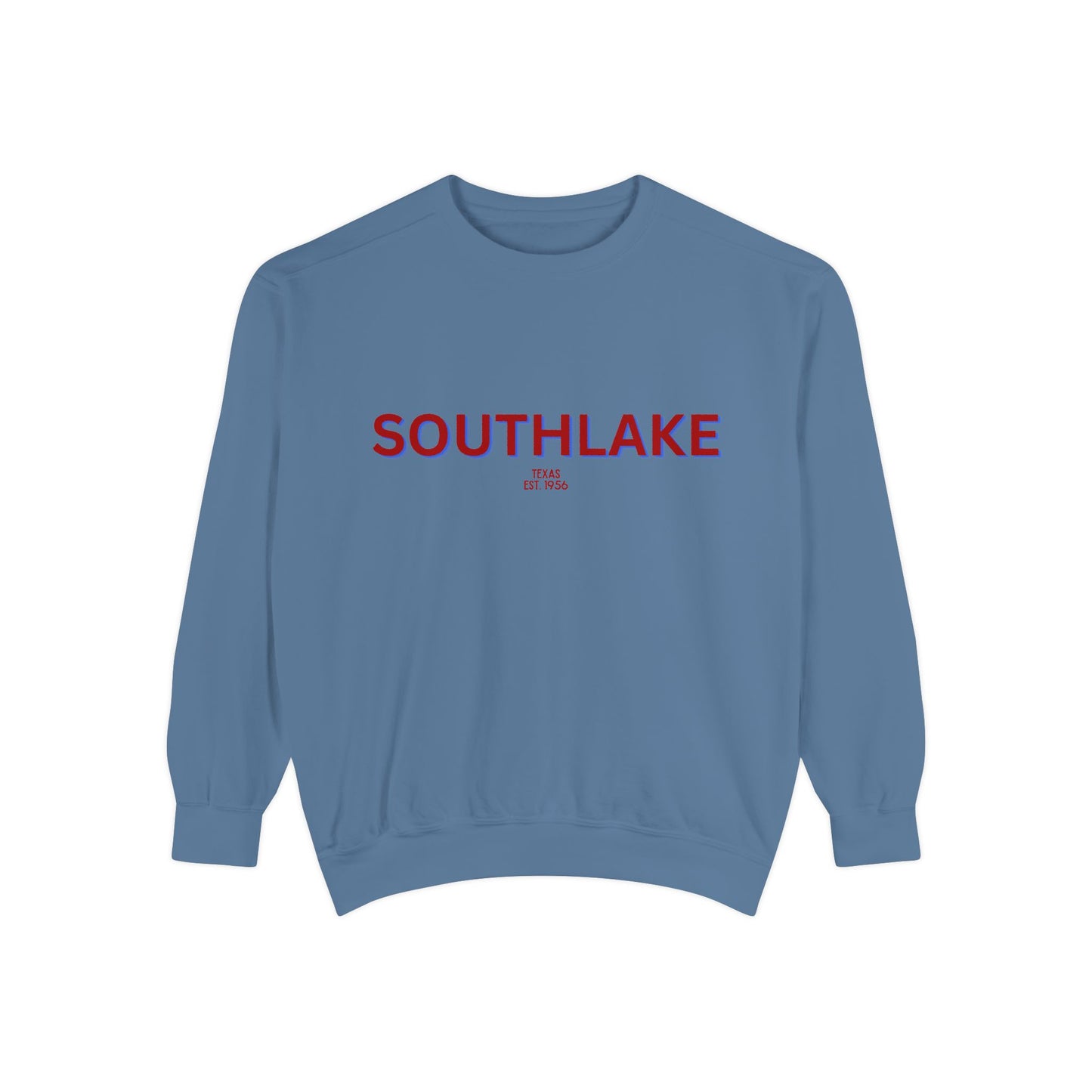Southlake Unisex Garment-Dyed Sweatshirt | Cozy Fashion, Perfect for Casual Outings, Gifts, Fall & Winter Style, Everyday Comfort
