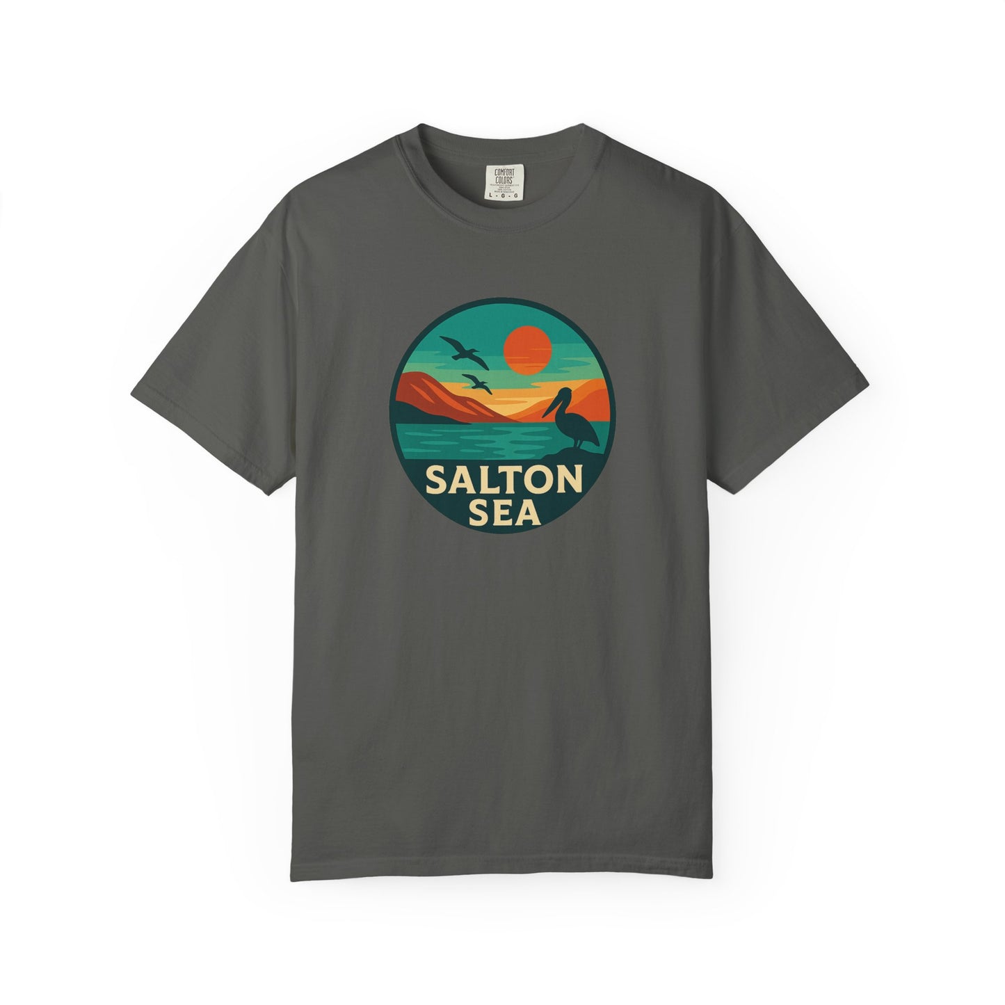Salton Sea Unisex T-Shirt, Casual Graphic Tee, Nature Lover Gift, Outdoor Adventure Shirt, Vacation Souvenir, Summer Wear
