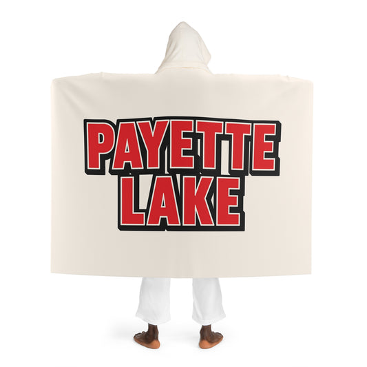 Payette Lake Cozy Hooded Sherpa Fleece Blanket - Perfect for Chilly Evenings, Movie Nights, Cozy Home Décor, Gifts for Her, Winter Snuggles