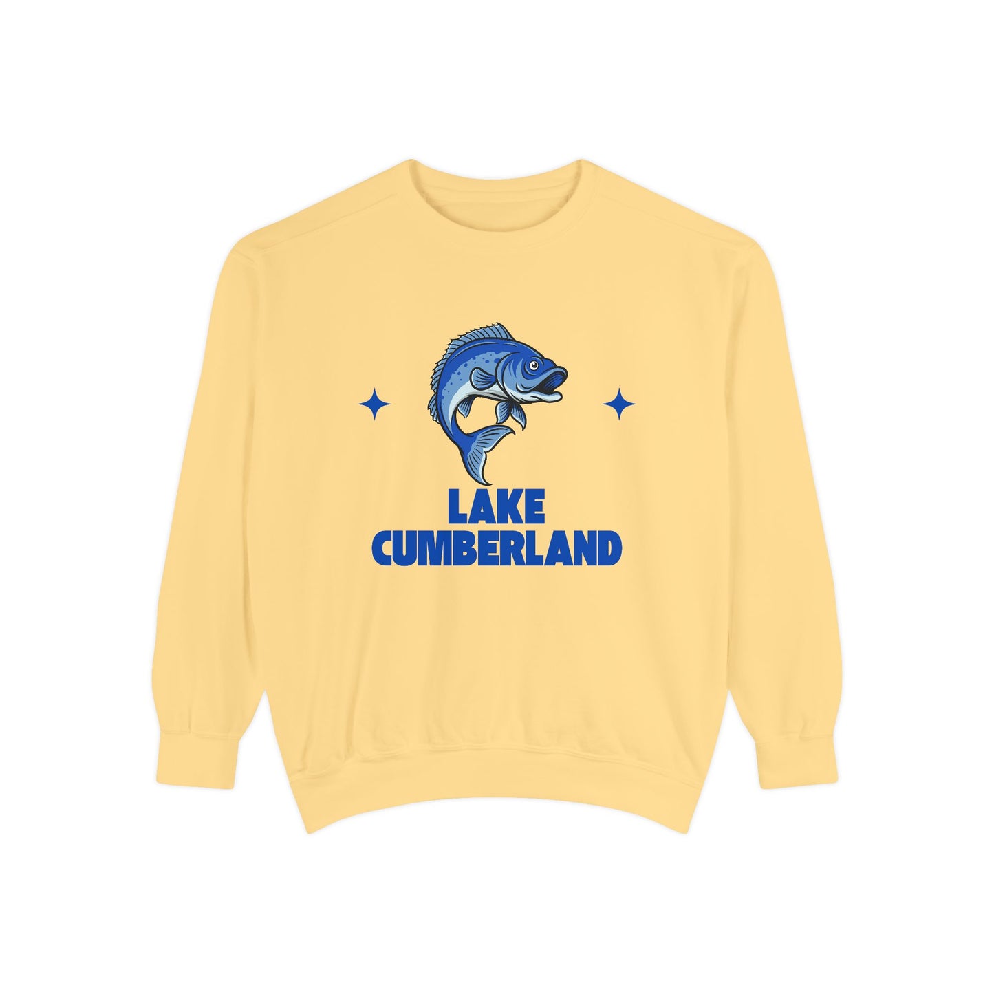 Lake Cumberland Fish Design Unisex Sweatshirt | Cozy Fishing Apparel, Casual Wear, Gift for Anglers, Lake Day Outfit, Nature Lovers Sweatshirt