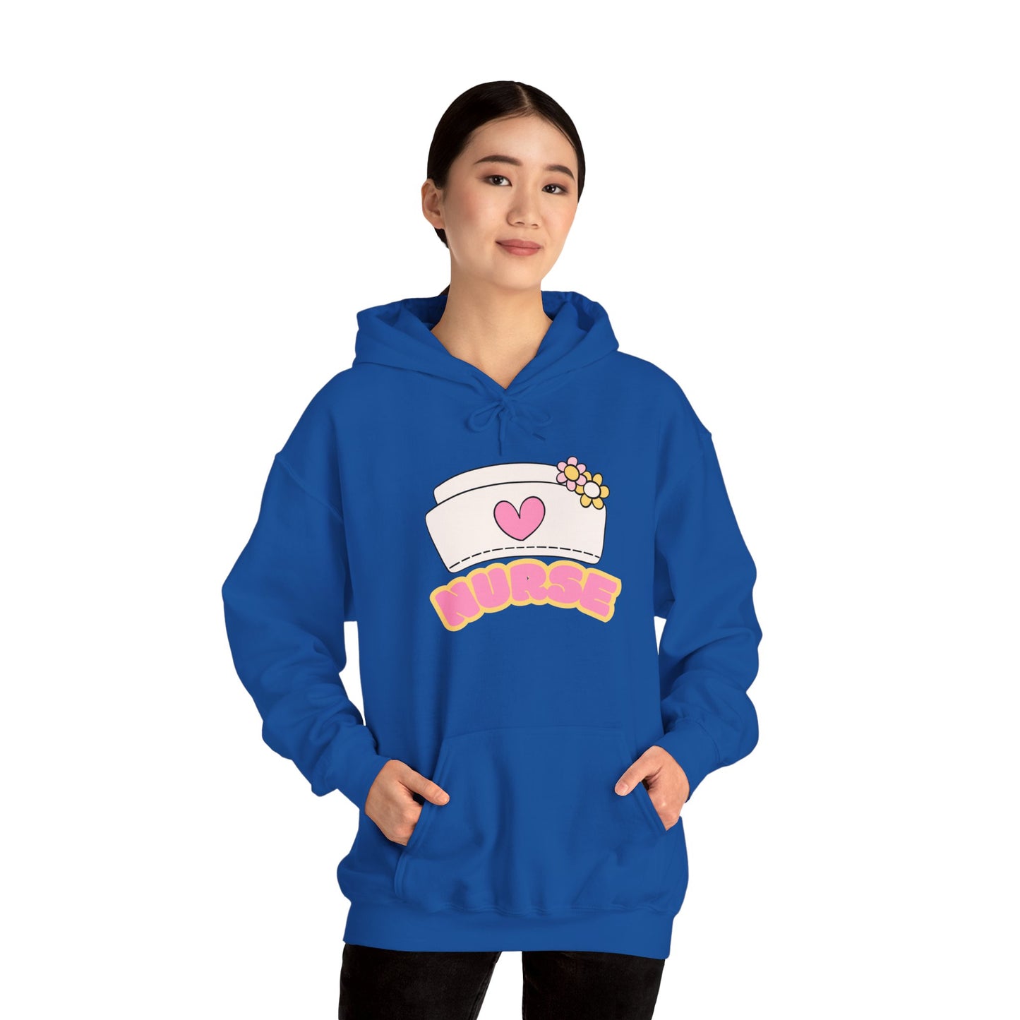 Nurse Love Hoodie | Cozy Unisex Sweatshirt, Gift for Healthcare Workers, Comfortable Nursing Apparel, Medical Appreciation Clothing