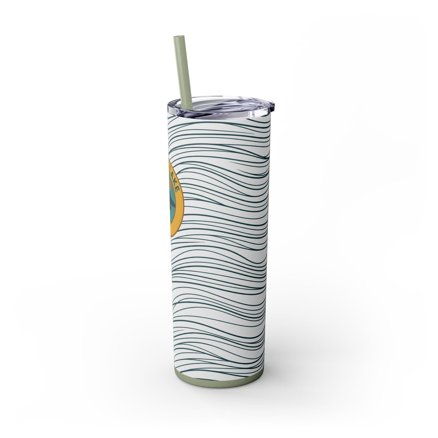 Squam Lake Skinny Tumbler - 20oz Travel Mug, Eco-Friendly Drinkware for Adventurers, Ideal for Camping, Picnics, and Daily Hydration