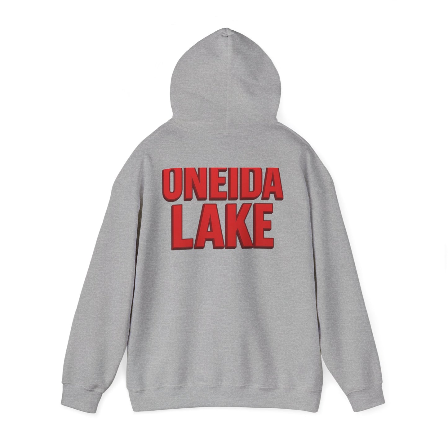 Oneida Lake Hoodie, Cozy Casual Wear, Unisex Sweatshirt, Lake Lover Gift, Outdoor Adventure Apparel, Summer Retreat Fashion