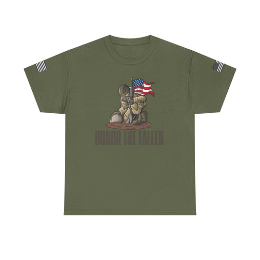 Honor the Fallen Unisex Heavy Cotton Tee, Memorial T-Shirt, Veteran Tribute Shirt, Patriotic Apparel, Independence Day Gift, Honor [...]
