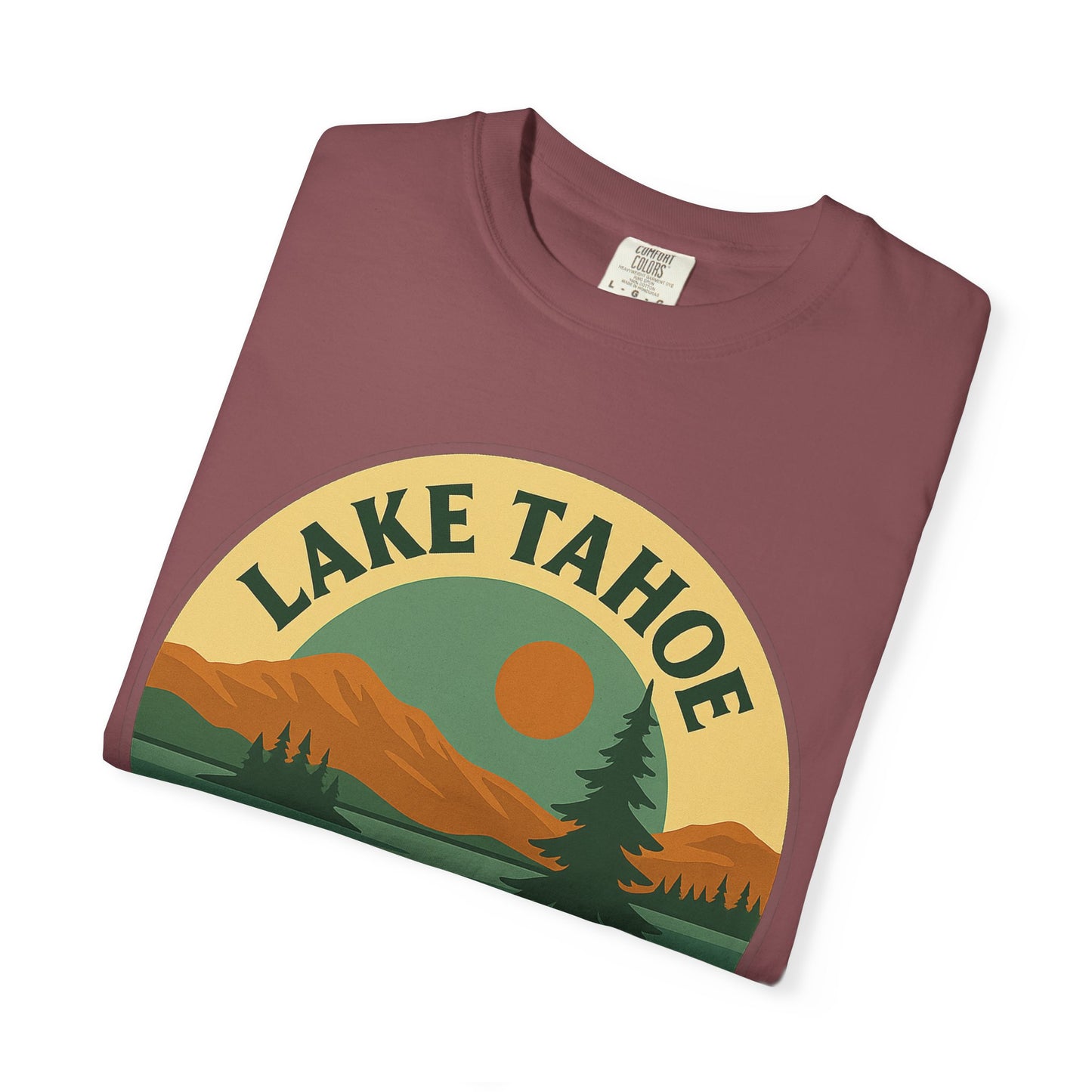 Lake Tahoe Unisex Garment-Dyed T-shirt