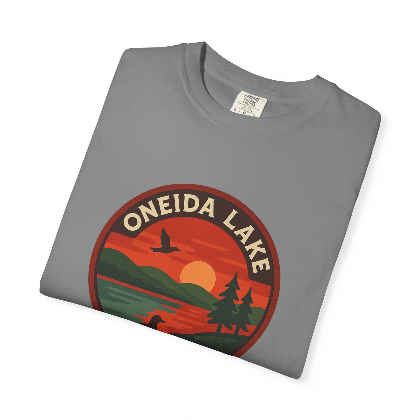 Oneida Lake Unisex Garment-Dyed T-shirt