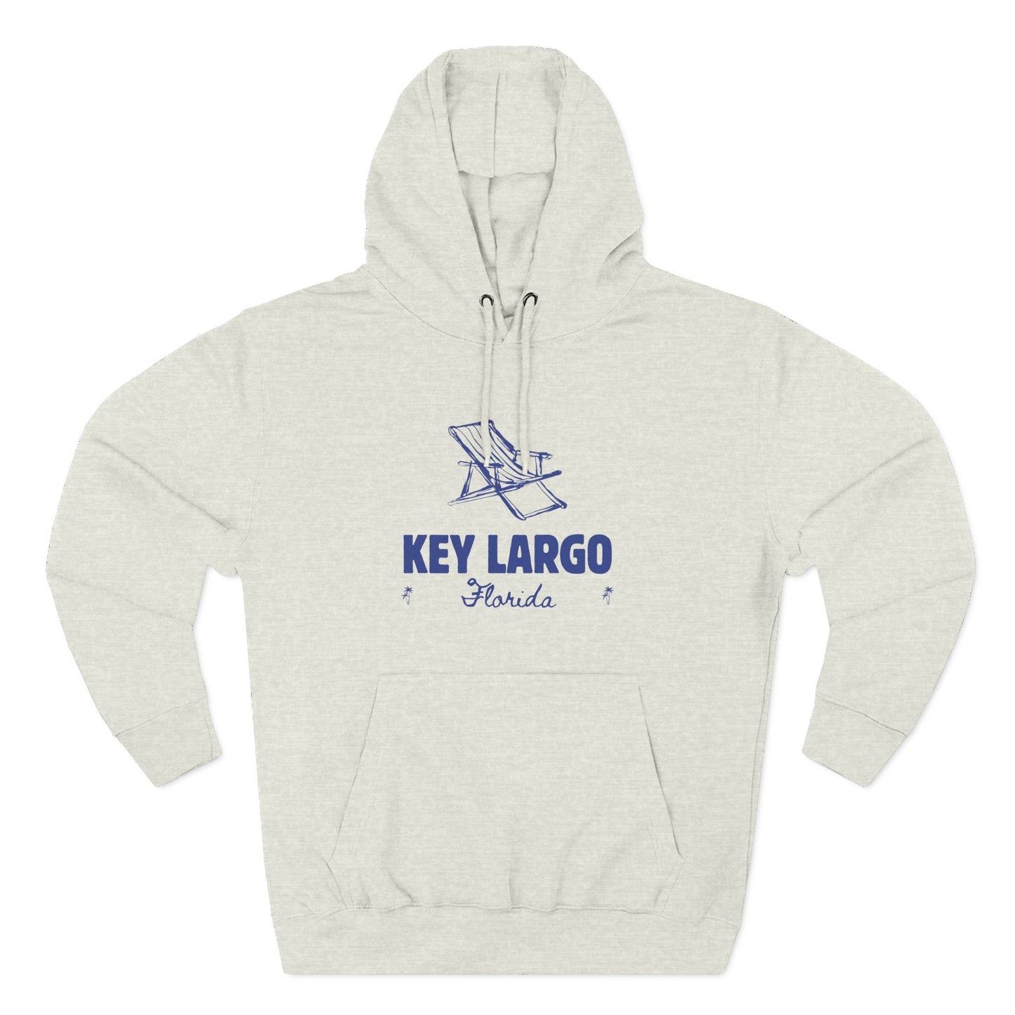 Key Largo Inspired Fleece Hoodie, Casual Wear, Relaxation, Gift for Autumn Lovers, Travel Essential