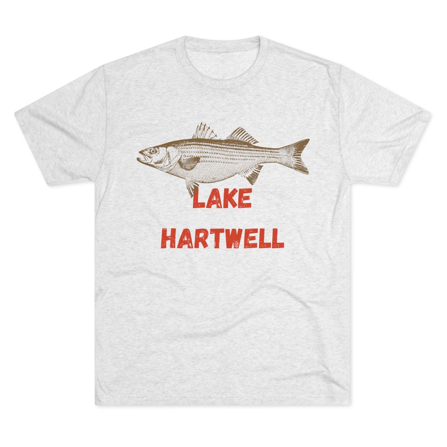Lake Hartwell Fishing Tee, Unisex Crew Neck Shirt, Summer Lake Apparel, Gift for Fishermen, Outdoor Adventure T-Shirt, Lake House Style