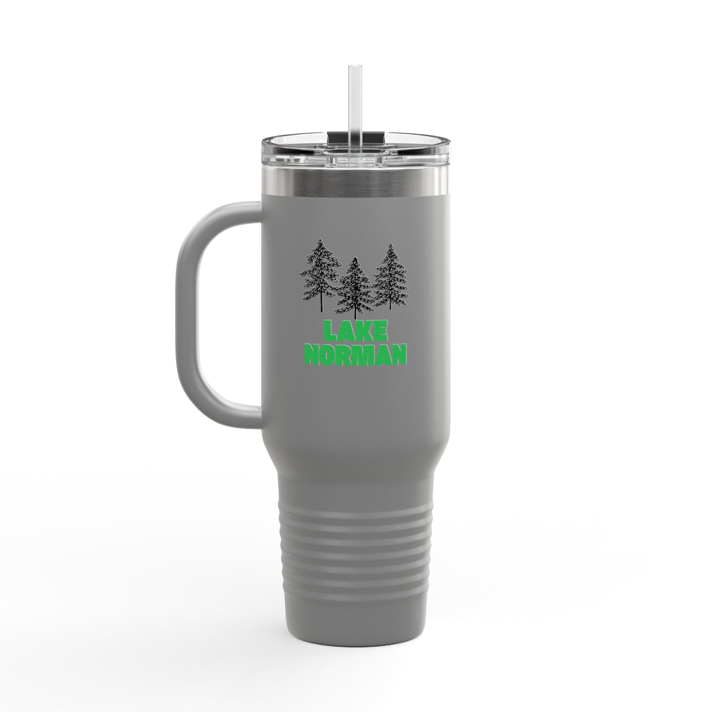 Lake Norman Insulated Travel Mug, 40oz - Perfect for Camping, Road Trips, Gifts, Outdoor Adventures, Summer Fun