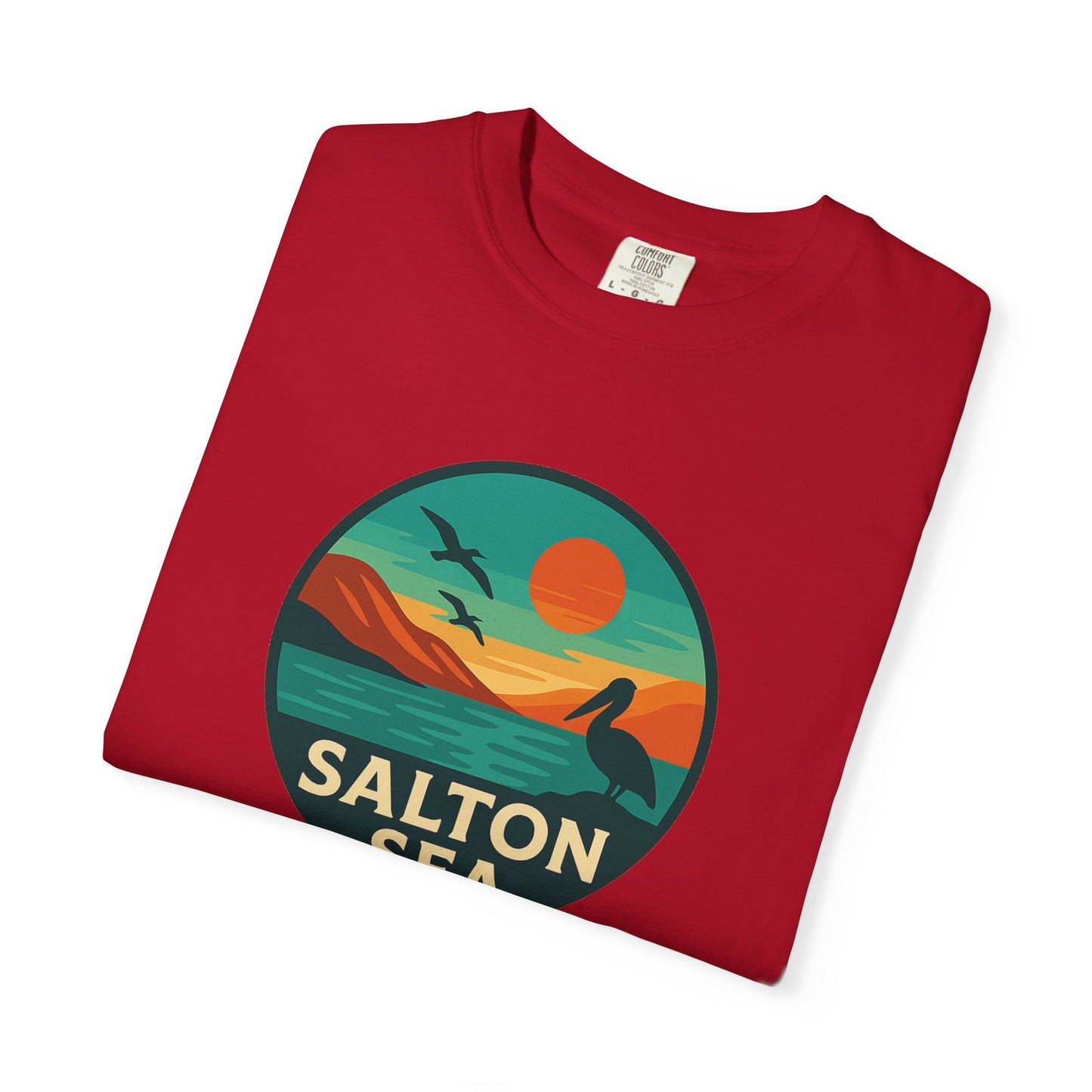 Salton Sea Unisex T-Shirt, Casual Graphic Tee, Nature Lover Gift, Outdoor Adventure Shirt, Vacation Souvenir, Summer Wear