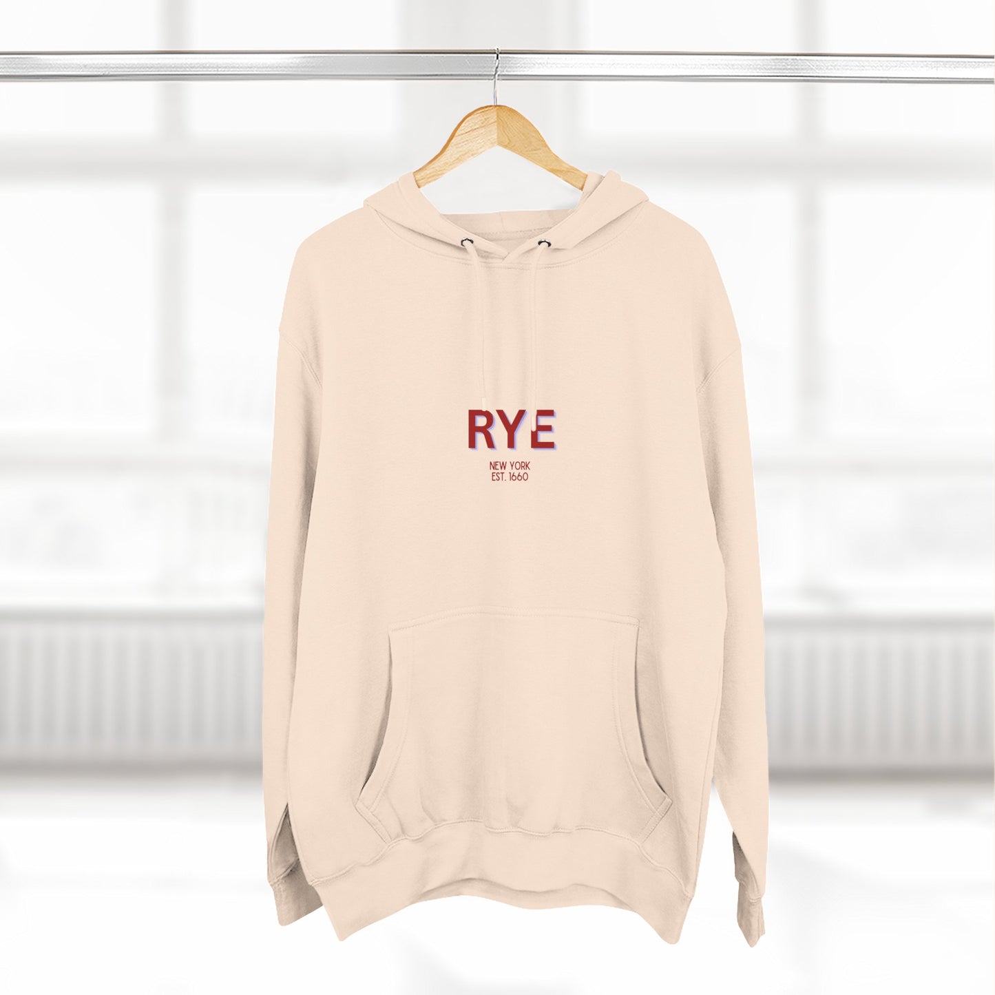 Rye Fleece Hoodie, Casual Sweatshirt, Cozy Layering Piece, Perfect Gift for All Occasions, Stylish Streetwear