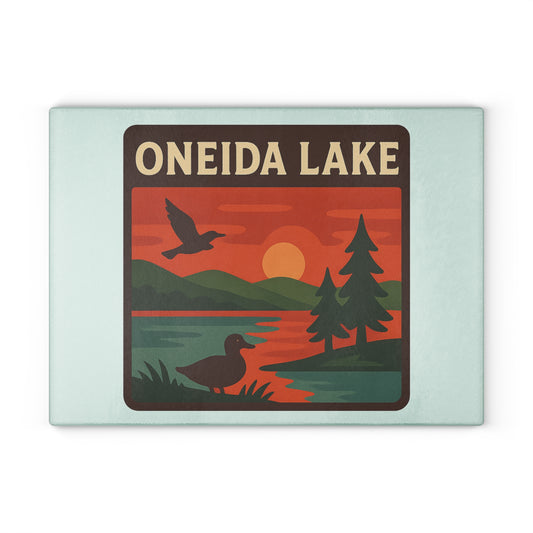 Oneida Lake Glass Cutting Board
