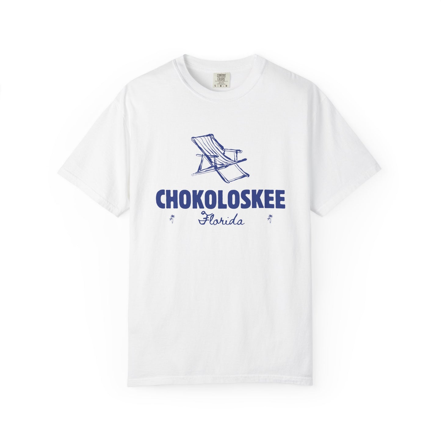 Chokoloskee - Unisex Garment-Dyed T-shirt, Casual Outfit, Gift for Nature Lovers, Vacation Essentials