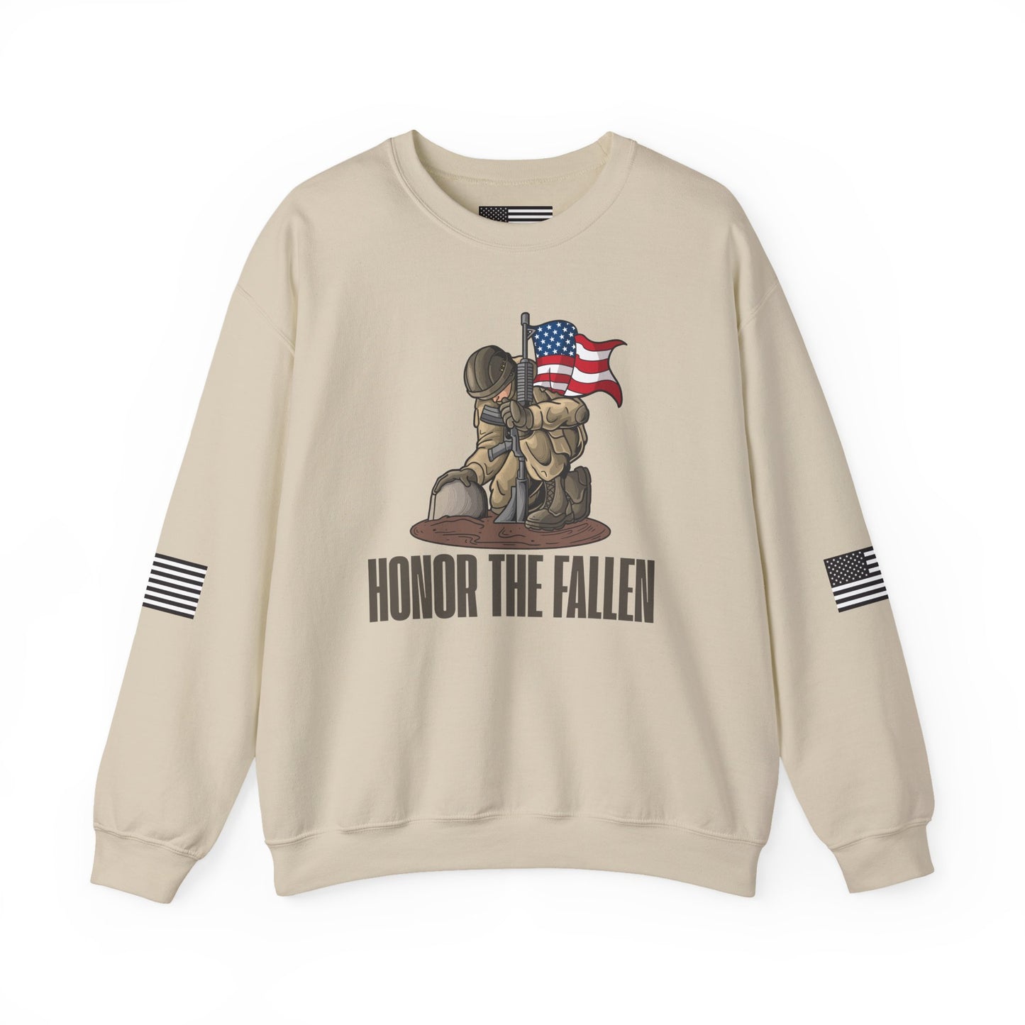 Honor the Fallen Sweatshirt, Unisex Sweatshirt, Military Tribute Apparel, Veteran's Day Gift, Everyday Casual Wear