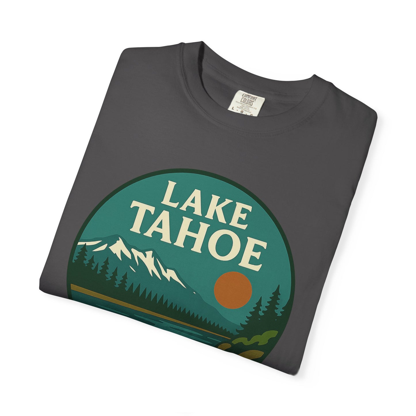 Lake Tahoe Unisex T-Shirt, Casual Graphic Tee, Nature Lover Gift, Outdoor Adventure Shirt, Vacation Souvenir, Summer Wear