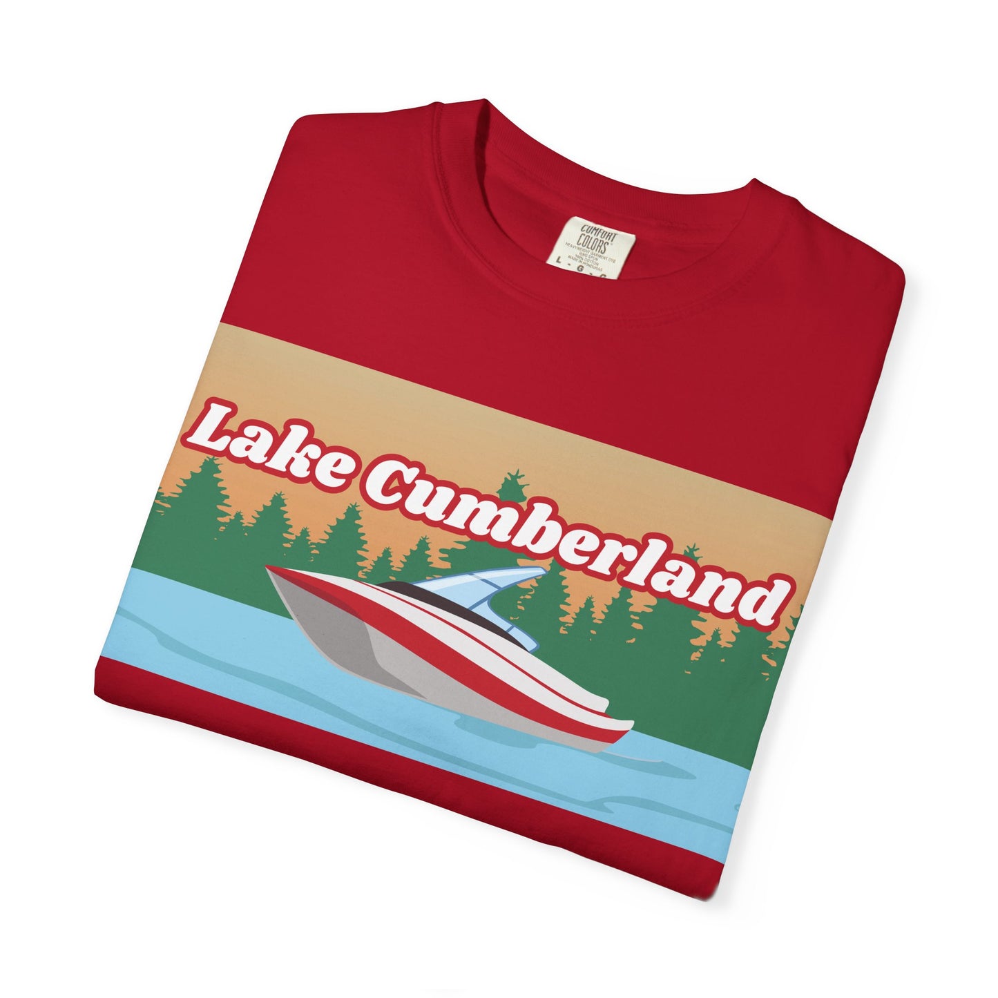 Lake Cumberland Relaxed Unisex T-Shirt, Summer Vibes Tee, Outdoor Adventure Shirt, Lake Life Apparel, Gift for Nature Lovers, Vacation Wear