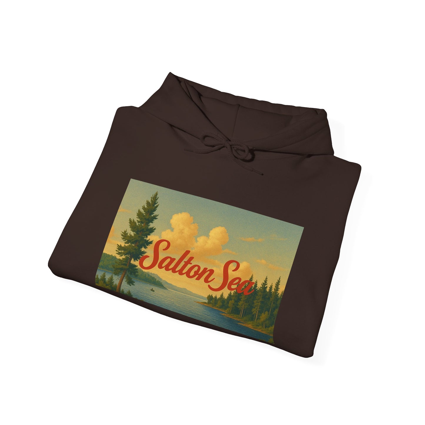 Salton Sea Hoodie, Cozy Casual Wear, Unisex Sweatshirt, Lake Lover Gift, Outdoor Adventure Apparel, Summer Retreat Fashion