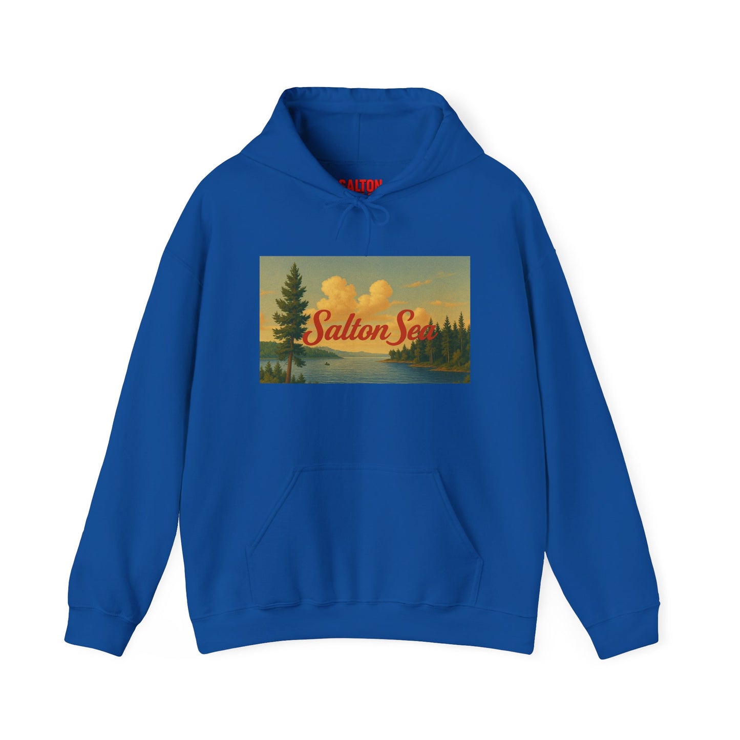 Salton Sea Hoodie, Cozy Casual Wear, Unisex Sweatshirt, Lake Lover Gift, Outdoor Adventure Apparel, Summer Retreat Fashion