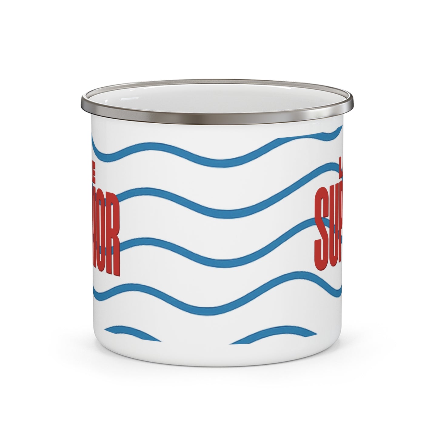 Lake Superior Rustic Enamel Camping Mug - Perfect for Outdoor Adventures, Enthusiasts, and Cozy Campfires, Great Gift for Camping Lovers, [...]