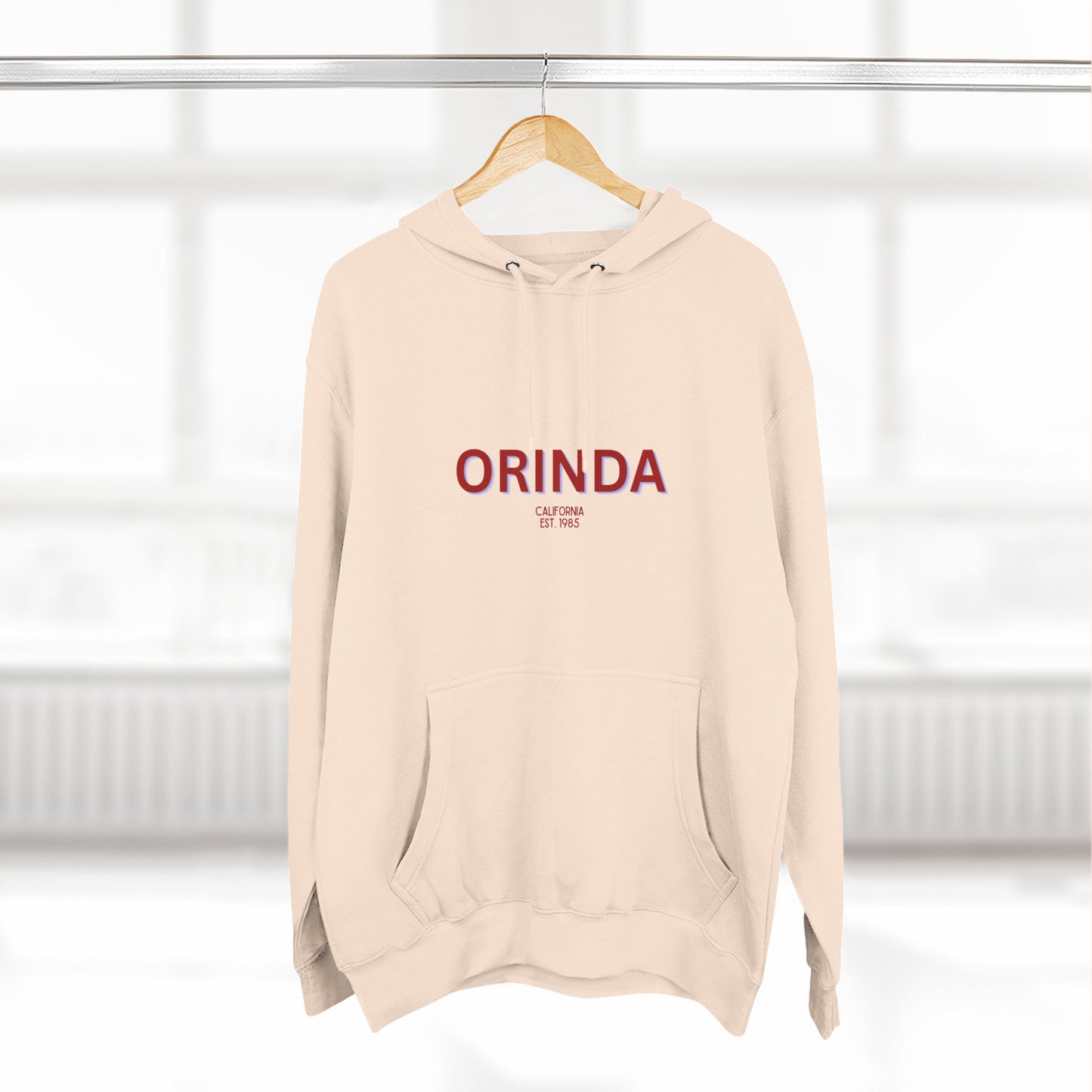 Orinda Fleece Hoodie, Casual Sweatshirt, Cozy Layering Piece, Perfect Gift for All Occasions, Stylish Streetwear