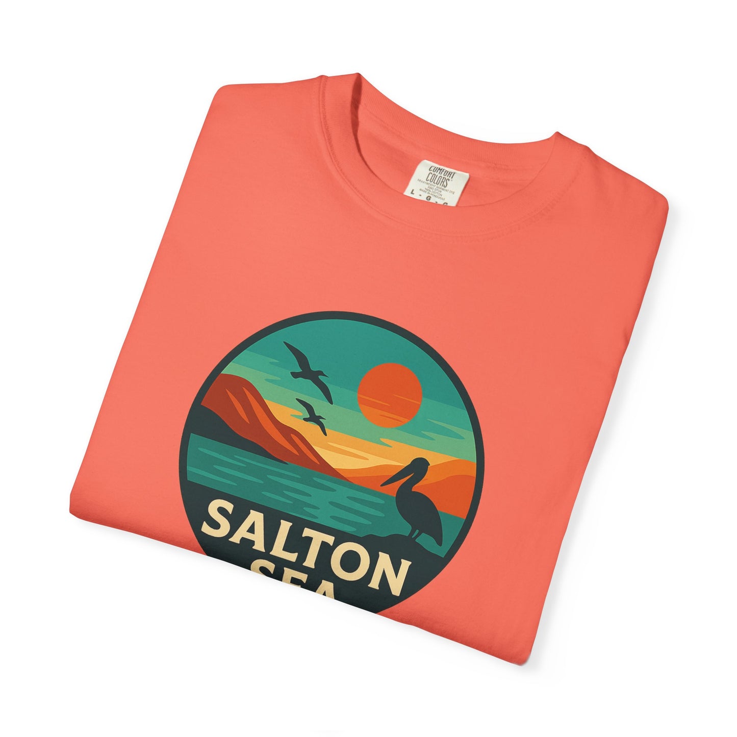 Salton Sea Unisex T-Shirt, Casual Graphic Tee, Nature Lover Gift, Outdoor Adventure Shirt, Vacation Souvenir, Summer Wear