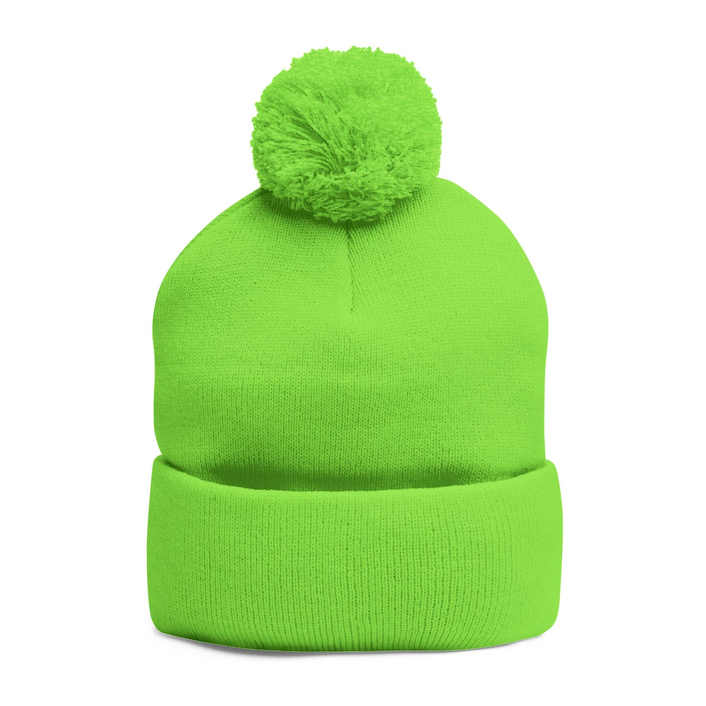 Squam Lake Pom-Pom Knit Cap (Embroidery)