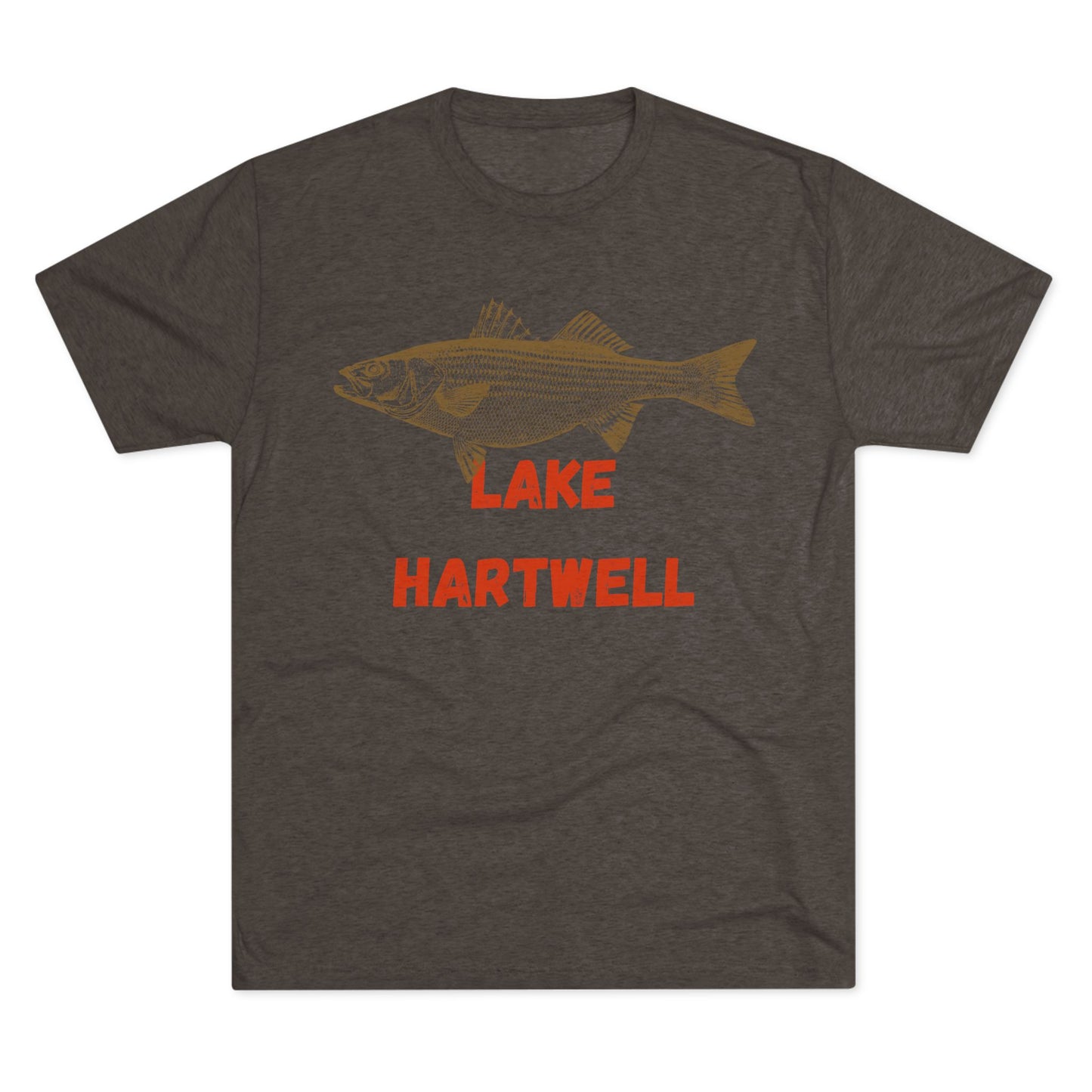 Lake Hartwell Fishing Tee, Unisex Crew Neck Shirt, Summer Lake Apparel, Gift for Fishermen, Outdoor Adventure T-Shirt, Lake House Style