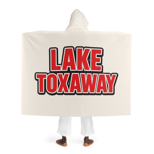 Lake Toxaway Cozy Hooded Sherpa Fleece Blanket - Perfect for Chilly Evenings, Movie Nights, Cozy Home Décor, Gifts for Her, Winter Snuggles
