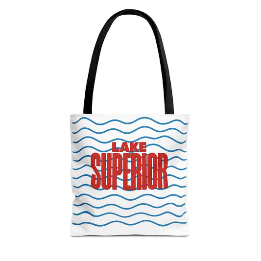 Lake Superior Tote Bag - Perfect for Beach Days, Travel, Lake Lovers, Summer Outings, Gift Idea