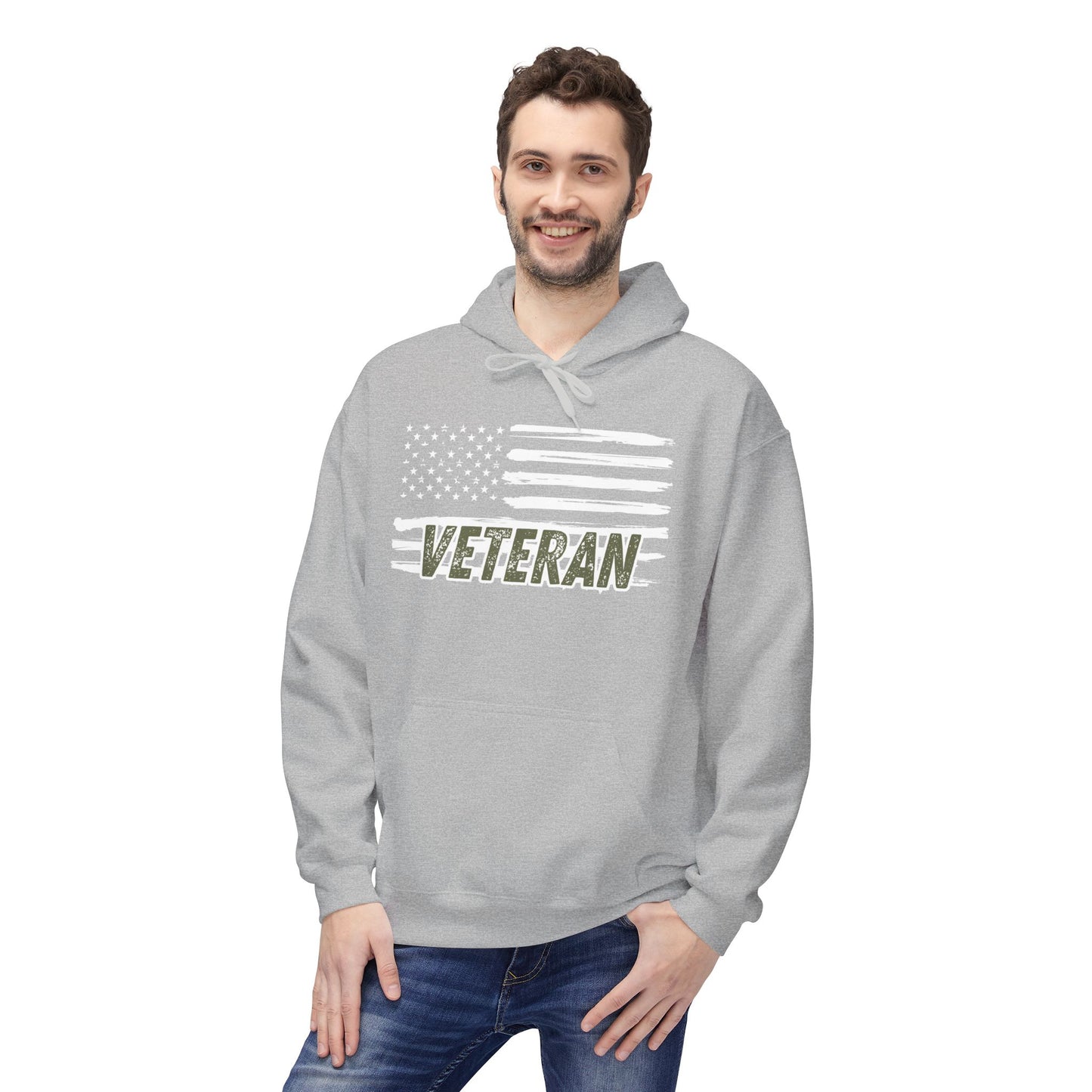 Veteran American Flag Fleece Hoodie | Unisex Military Apparel | Perfect for Veterans Day, Memorial Day, Patriotic Gifts, Casual Wear, [...]