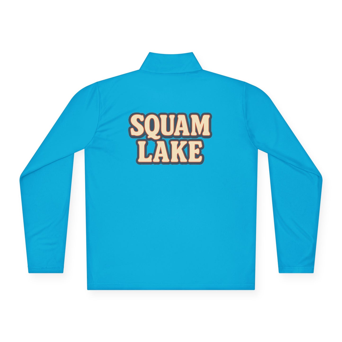 Cozy Unisex Quarter-Zip Pullover, Lake Apparel, Outdoor Gear, Relaxed Fit Layering, Gift for Nature Lovers